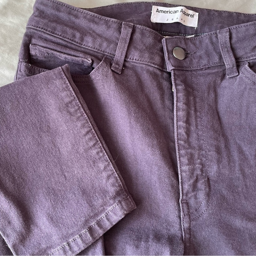 American Apparel high-waisted jeans (Size 30)